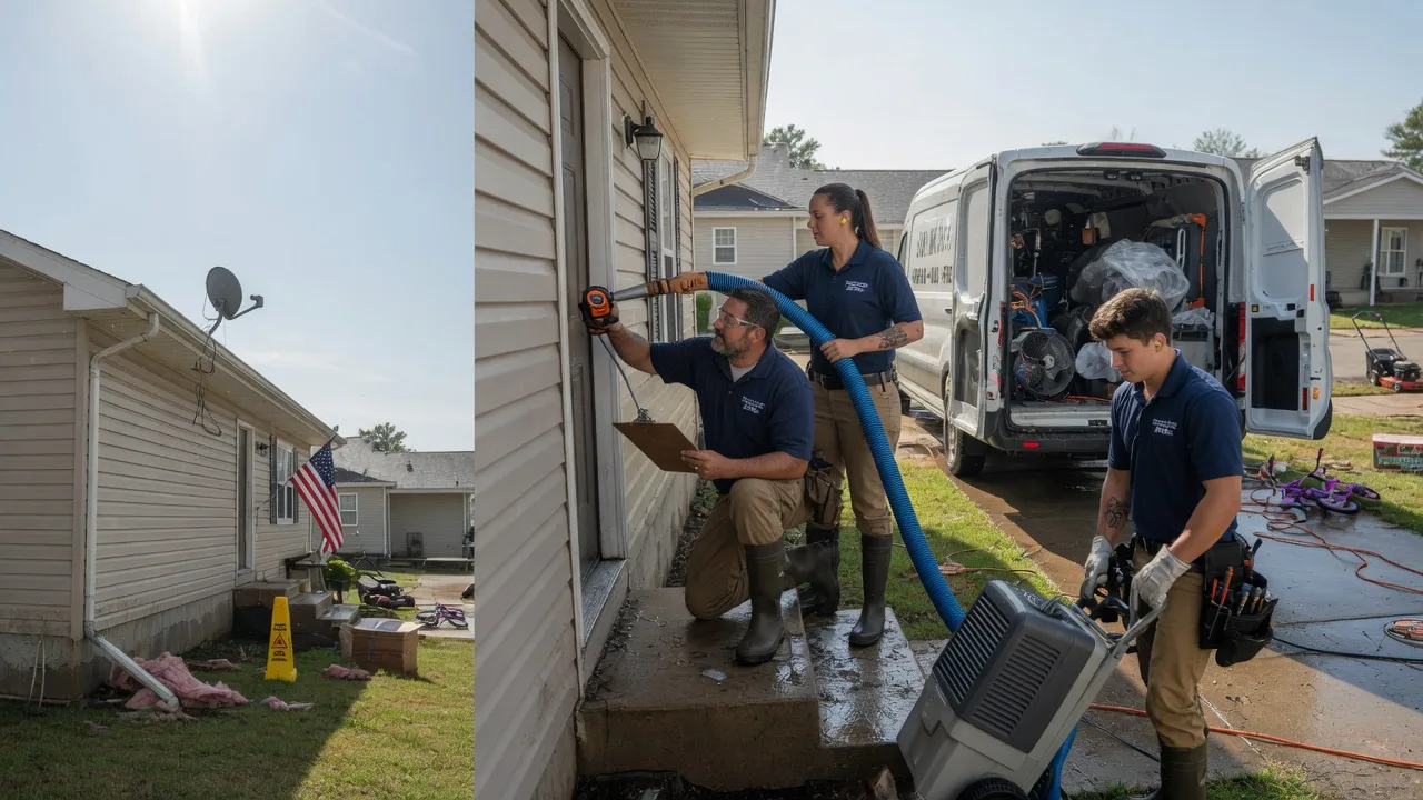 Ceiling Water Damage Restoration in Saint Charles, ID near me